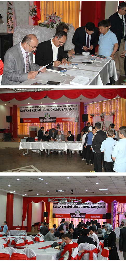 AKYAZI BELEDİYESİ KUR-AN’I KERİM’İ GÜZEL OKUMA YARIŞMASI YAPILDI