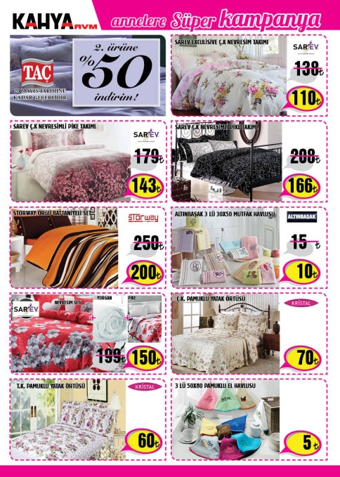 Kahya AVM’de Anneler Günü Kampanyaları Sizleri Bekliyor