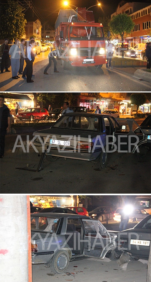 Polisten Kaçan Araç Kaza Yaptı