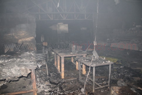 Akyazı'da Tavuk çiftliğinde yangın