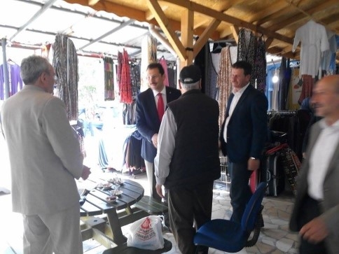 Ali İhsan Yavuz Kuzuluk'ta Esnafı Ziyaret Etti