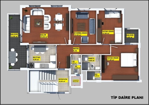 Modern Kent Sitesi Evleri Son Daireler