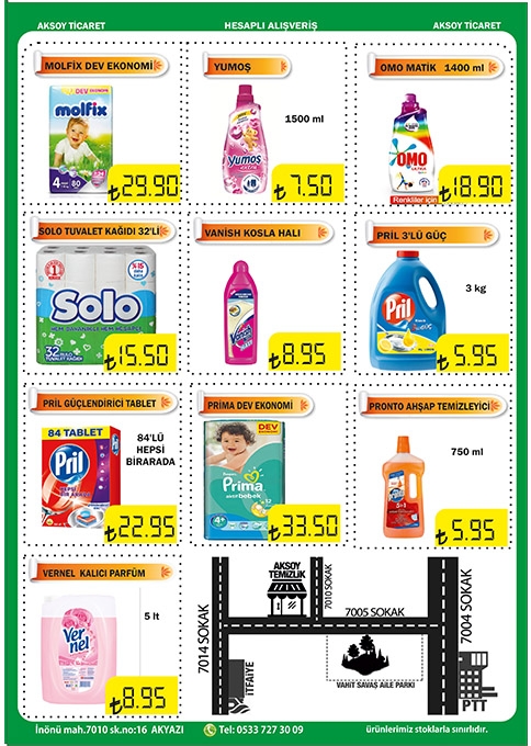 Temizlik Ürünlerinde En İddialı Fiyatlar