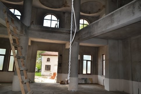 ASİYE HANIM MERKEZ CAMİİ İNŞAATI SÜRÜYOR