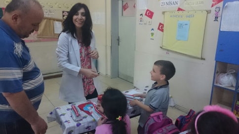 Atatürk İlkokulu’nda Diş Sağlığı Konulu Seminer Verildi.