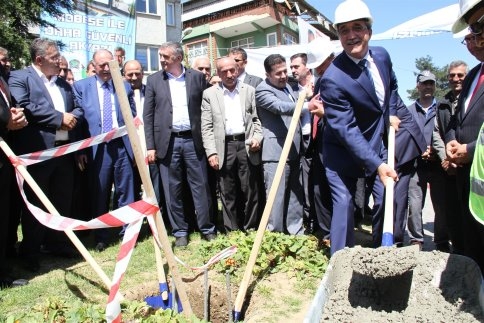 Akyazı’da Mobese Temel Atma Töreni Yapıldı