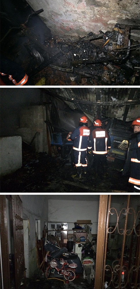 Seyfelerde Yangına 5 İtfaiye Müdahale Etti