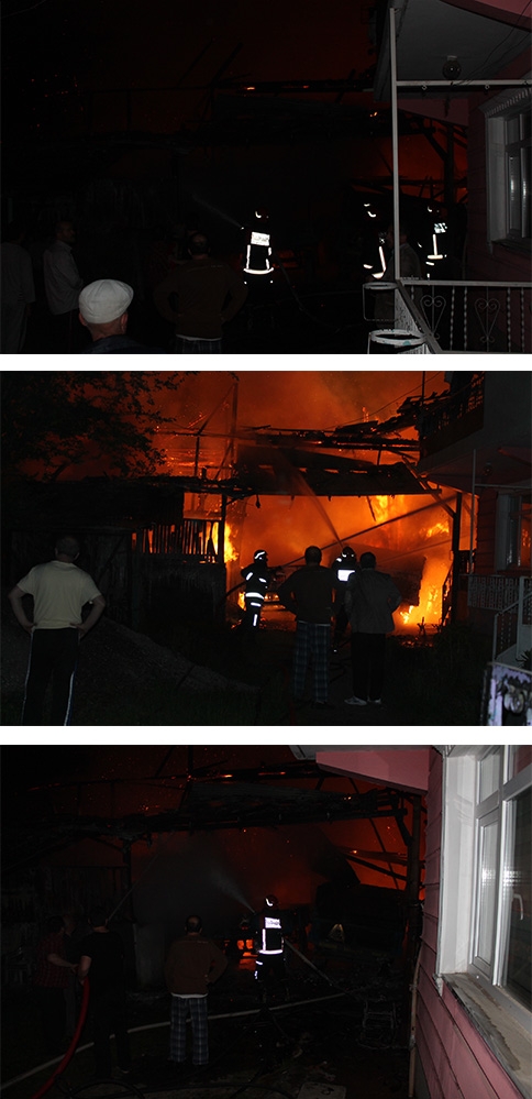 Seyfelerde Yangına 5 İtfaiye Müdahale Etti