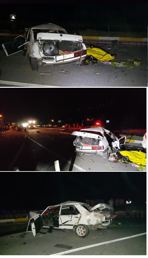 Trafik Kazası Aynı aileden 3 Kişi Yaşamını Yitirdi