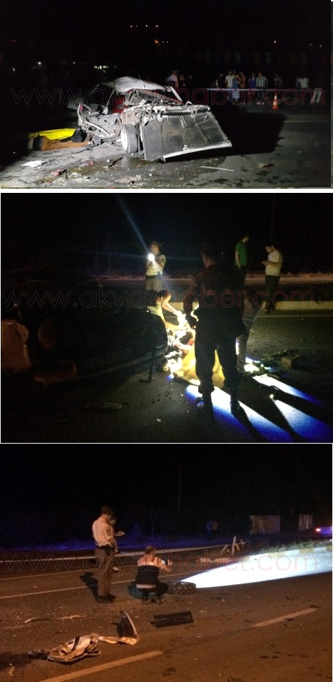 Trafik Kazası Aynı aileden 3 Kişi Yaşamını Yitirdi