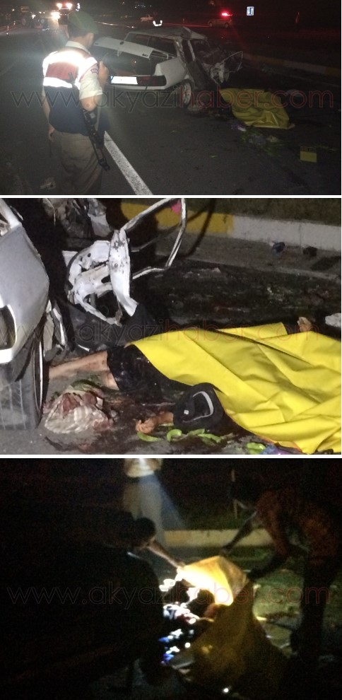 Trafik Kazası Aynı aileden 3 Kişi Yaşamını Yitirdi