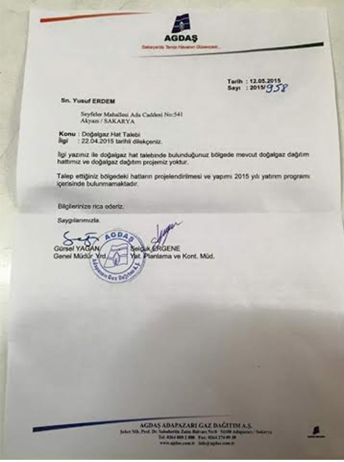 Seyfeler Mahesi'nde Vatandaşın Doğalgaz Talebine Gelen Cevap