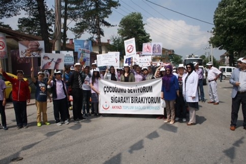 İlçe Sağlık Dumansız Hayat İçin Yürüdü