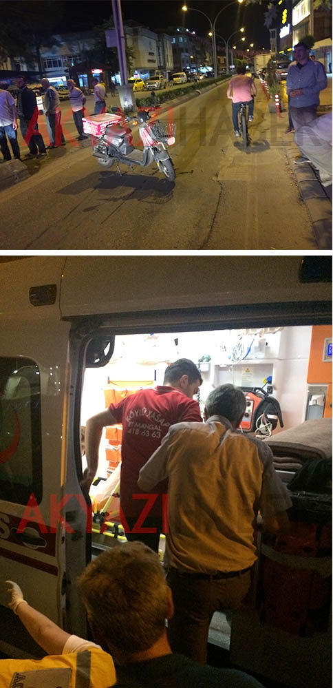 Beton Mikseri Bisikletli Gence Çarptı 1 Yaralı