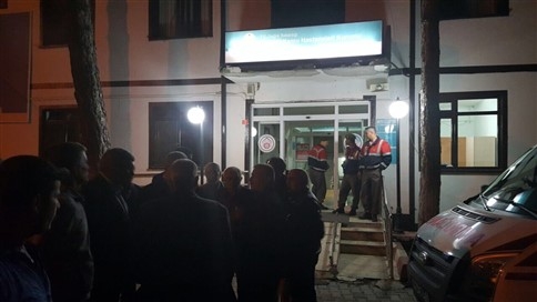 Soluğu Kaza Yerinde Aldılar