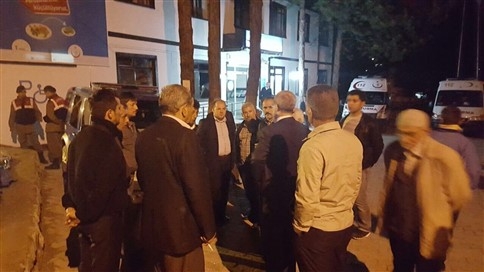 Soluğu Kaza Yerinde Aldılar