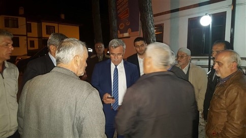 Soluğu Kaza Yerinde Aldılar