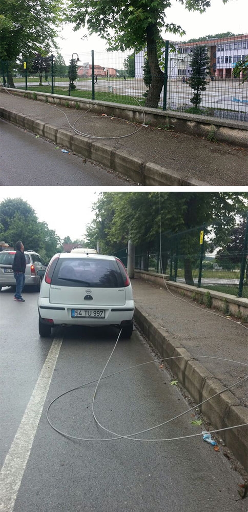 Sınav Günü Kopan Elektrik Teline Anında Müdahale