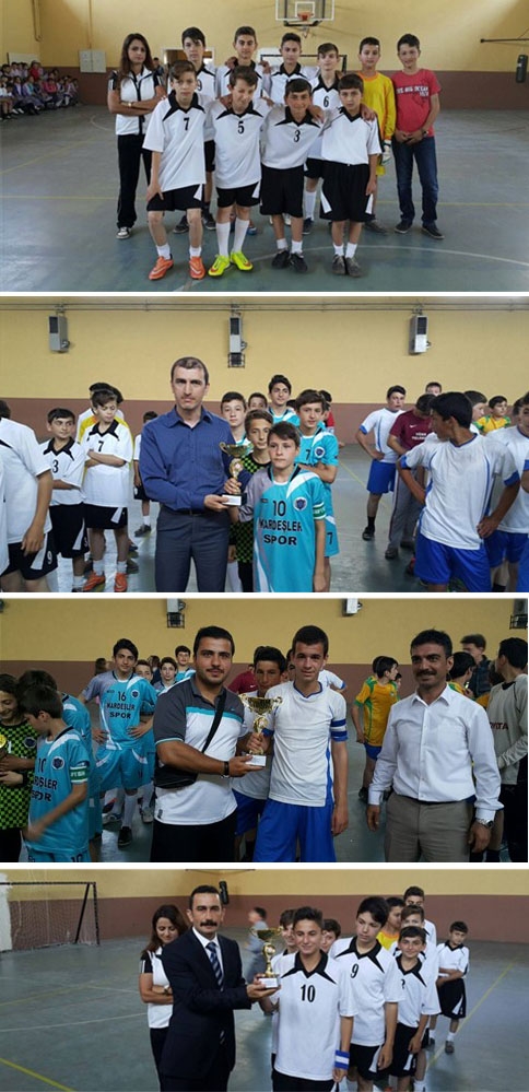 Futsal Turnuvasında İnönü Ortaokulu Şampiyon Oldu