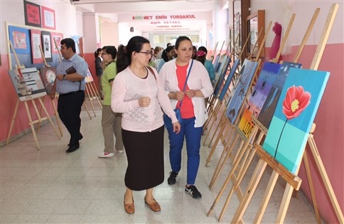 Görsel Sanatlar Sergisi Açıldı