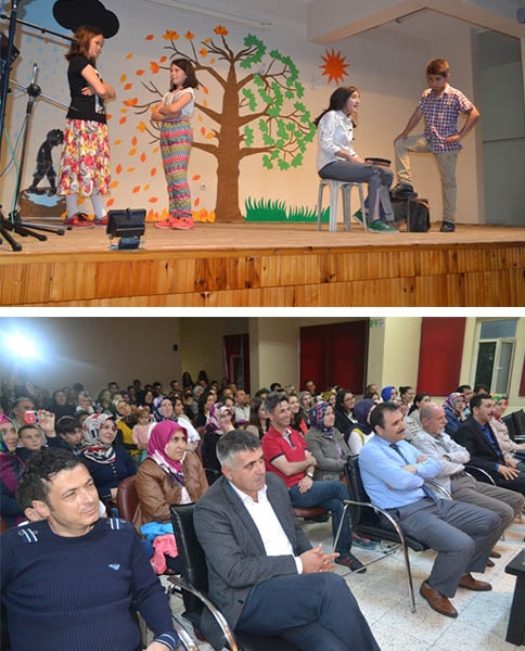 CUMHURİYET ORTAOKULUNDAN ŞİİR OKUMA DERSİ