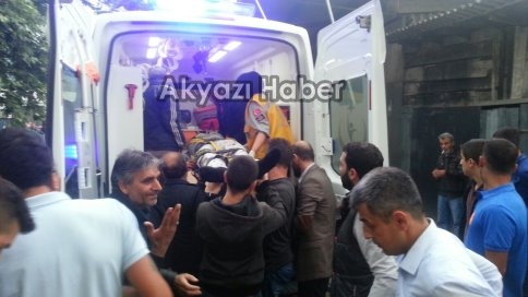 Kaza Yapan Otomobil Alev Topuna Döndü