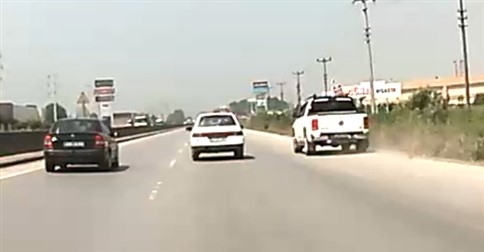 Trafiği Böyle Tehlikeye Düşürdü
