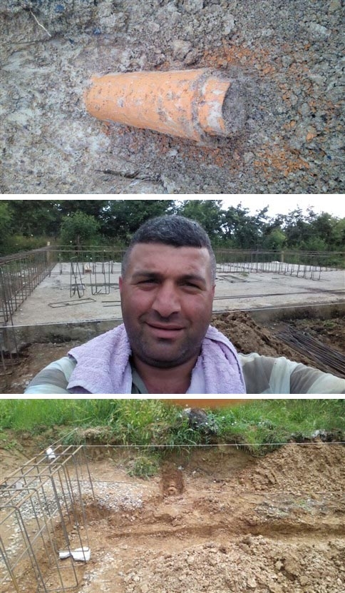 İnşaat İçin Temel Kazarken Bakın Ne Buldu ?