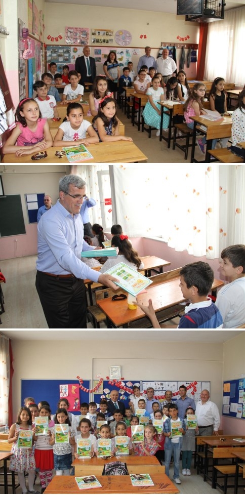 Hasan Akcan'dan Öğrencilere Karne Hediyesi