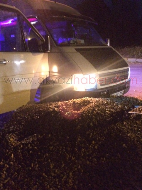 Yetersiz Önlem Kazaya sebep oldu 1 yaralı