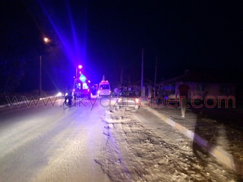 Yetersiz Önlem Kazaya sebep oldu 1 yaralı