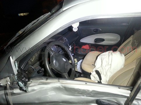 Hastane Mahesinde Kaza !!! Aynı Aileden Dört Kişi Yaralı