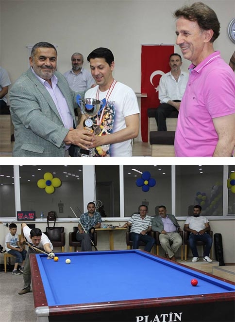 Akyazı Bilardo Şampiyonu Ferhat Özbaş Oldu