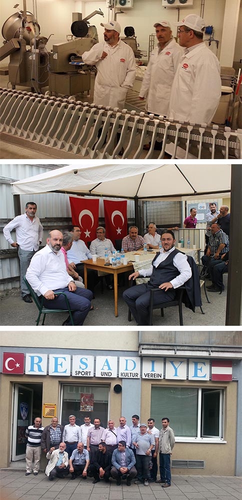 Başkan Akcan Avusturya’da  Hemşerileri İle Buluştu