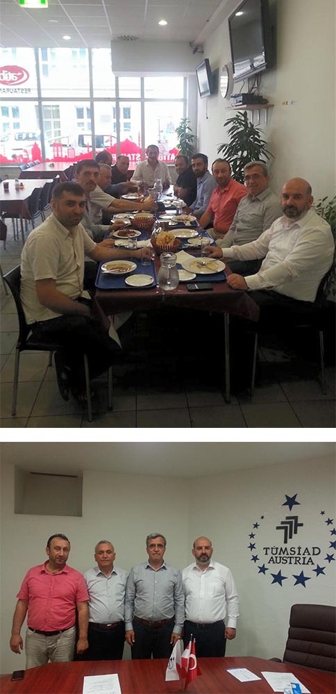 Başkan Akcan Avusturya’da  Hemşerileri İle Buluştu