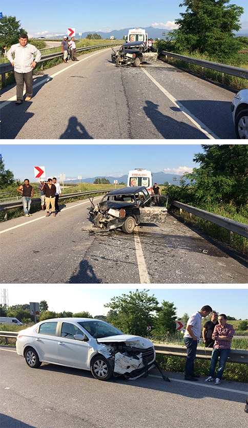 Ters Yöne Giren Otomobil Faciaya Sebep Oluyordu 8 Yaralı