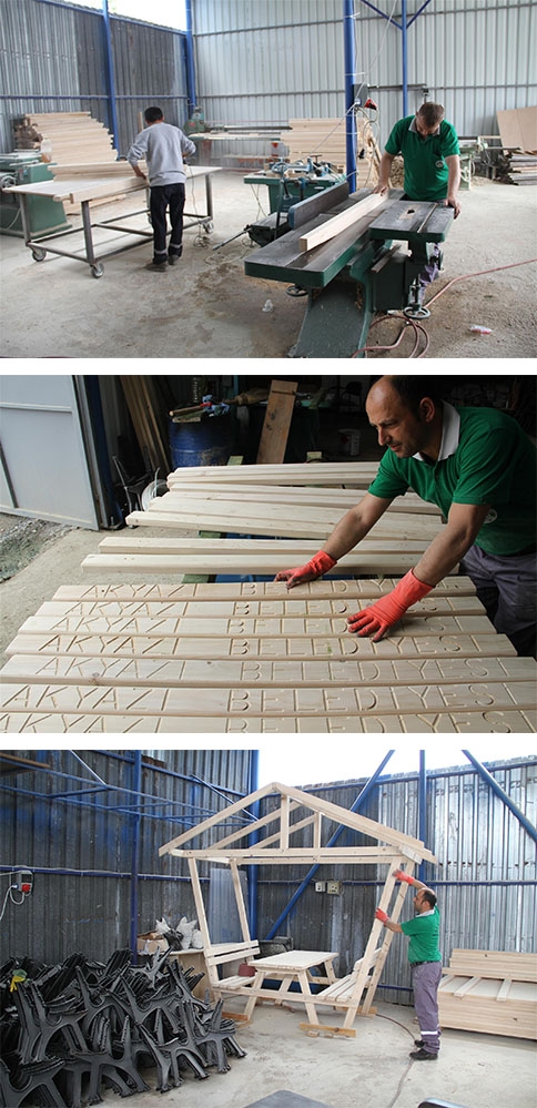 Akyazı Belediyesi Garaj Ve Bakım Atölyesinde Geniş Hizmet Alanı