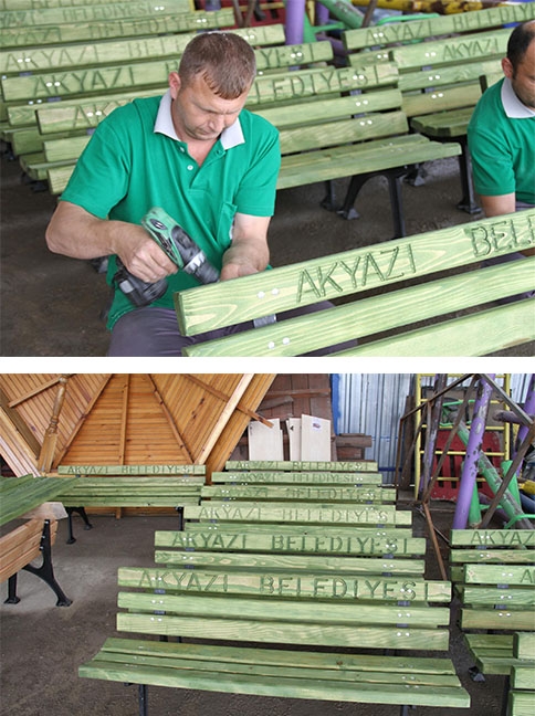 Akyazı Belediyesi Garaj Ve Bakım Atölyesinde Geniş Hizmet Alanı