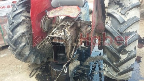 Kamyon Traktörü İkiye Böldü