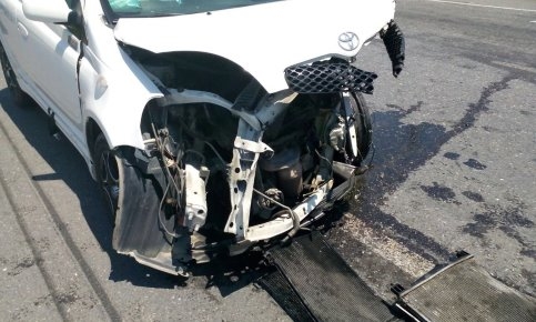 Gişelerde Kaza 2 Yaralı