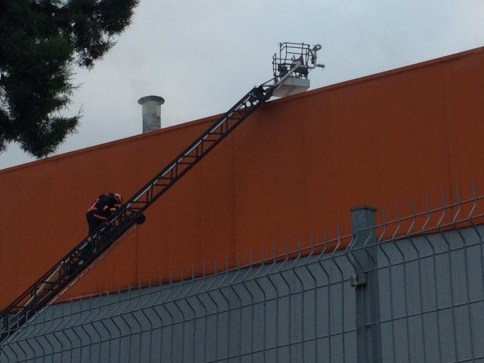 Alüminyum Fabrikasında Yangın Çıktı