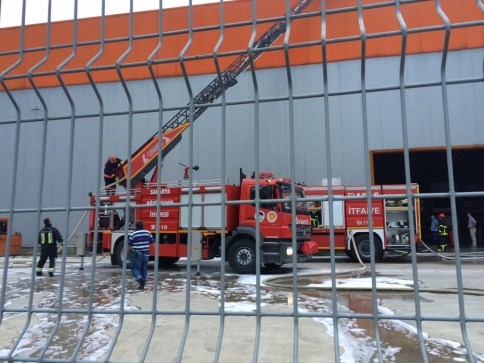 Alüminyum Fabrikasında Yangın Çıktı