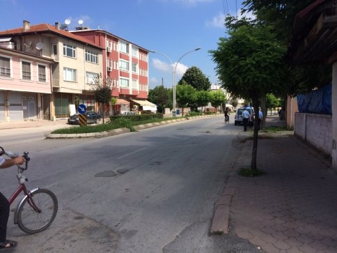 Kamyonet Kaldırımda ki Ağaça Çarptı