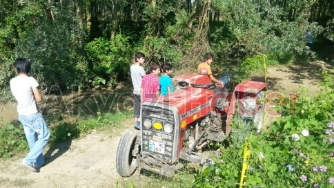 Akyazı'da Traktör Kazası 1 ölü