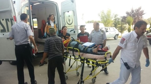 Topağaç Mahesinde Trafik Kazası