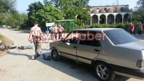 Topağaç Mahesinde Trafik Kazası