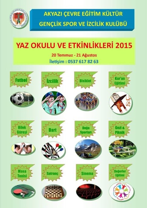 İzcilik Kulübü Yaz Okulları Başlıyor