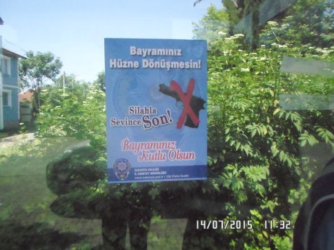 Bayramınız Hüzne Dönüşmesin Silahla Sevince Son