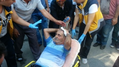Bisikletinden Düşen Şahıs Başından Yaralandı