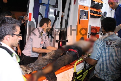 Yörükyeri'nde Kaza 1 ölü 4 yaralı